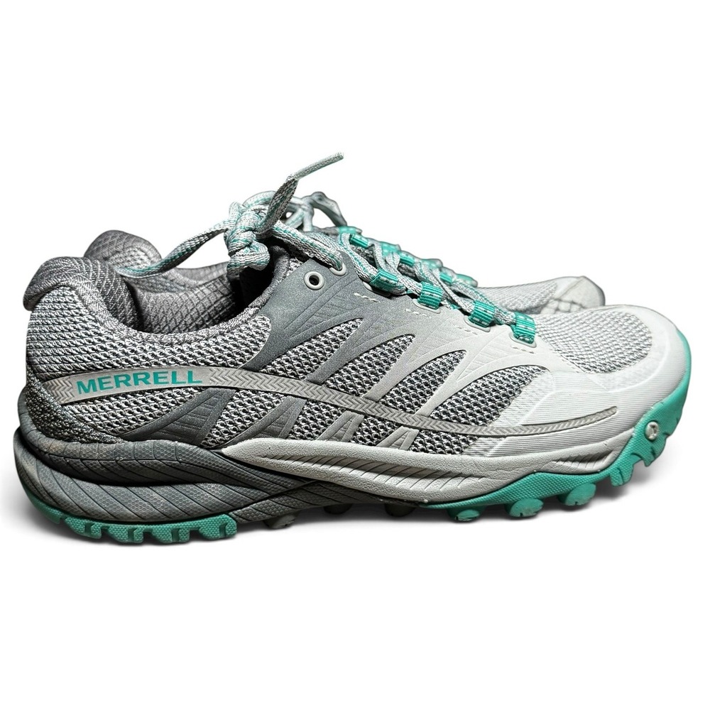 Merrell Bare Access Flex E-Mesh Women's Trail Running Shoes Gray US 8